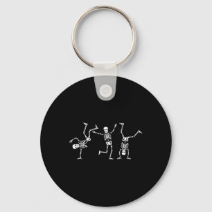 Dancing Skeleton Dance Challenge Halloween Scary S Key Ring