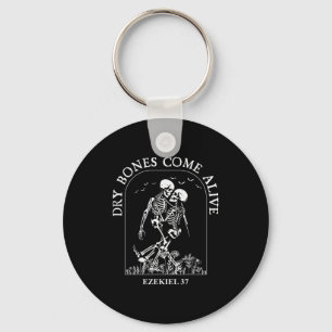 Dancing Skeleton Dry Bones Come Alive Christian Ha Key Ring