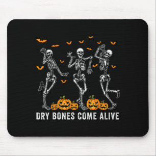 Dancing Skeleton Dry Bones Come Alive Christian Ha Mouse Pad