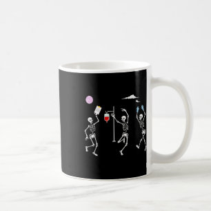 Dancing Skeleton Funny Nurse Skeleton Halloween He Coffee Mug