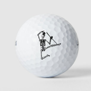 Dancing Skeleton Golf Balls