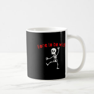 Dancing Skeleton Halloween Funny Bone Wild Coffee Mug