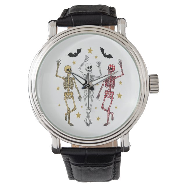 Dancing Skeleton Halloween Watch (Front)