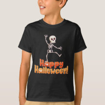 Dancing Skeleton "Happy Halloween"