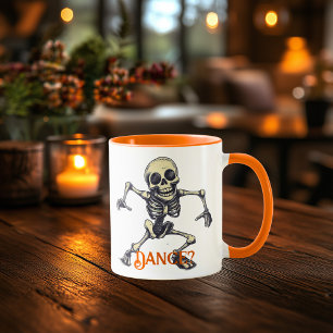 Dancing Skeleton Mug – Fun Spooky Halloween Vibes