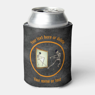 Dancing Skeleton Personalised Can Cooler