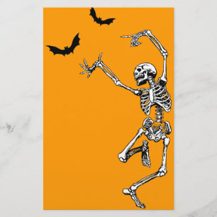 Dancing Skeleton Stationery