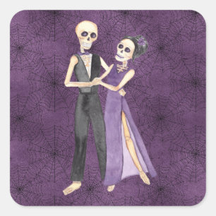 Dancing Skeleton Sticker