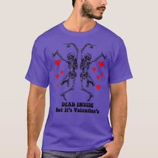 Dancing Skeleton Valentine's Day  T-Shirt