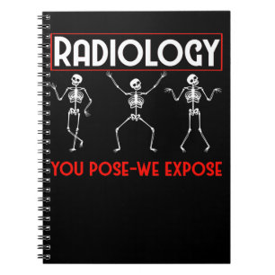 Dancing Skeleton Xray Radiologist Funny Radiology Notebook