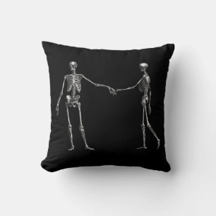 Dancing Skeletons Couple Cushion