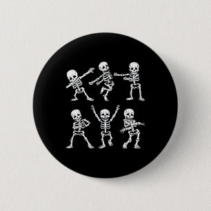 Dancing Skeletons Dance Challenge Boys Girl Kids H 6 Cm Round Badge