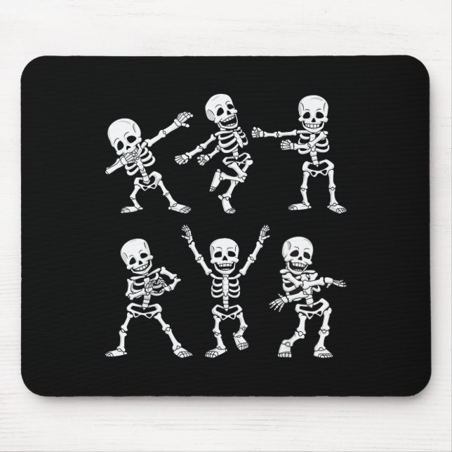 Dancing Skeletons Dance Challenge Boys Girl Kids H Mouse Pad (Front)