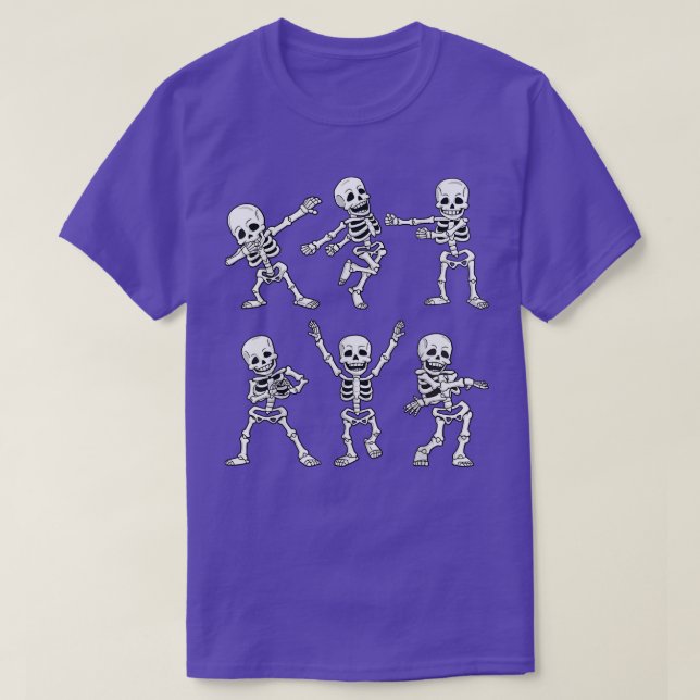 Dancing Skeletons Dance Challenge Boys Girl Kids H T-Shirt (Design Front)