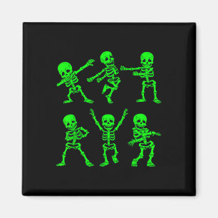Dancing Skeletons Dance Challenge Girl Boys Kids H Magnet