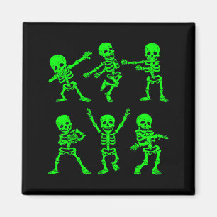 Dancing Skeletons Dance Challenge Girl Boys Kids Magnet