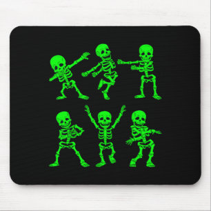 Dancing Skeletons Dance Challenge Girl Boys Kids Mouse Pad