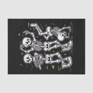 Dancing Skeletons Dance Challenge Halloween Tissue Paper