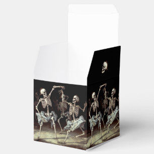 Dancing Skeletons Gothic Wedding Favour Box