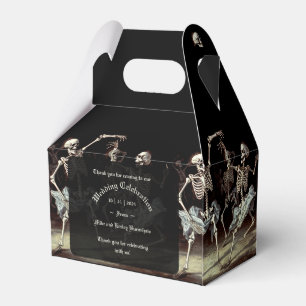 Dancing Skeletons Gothic Wedding Favour Box