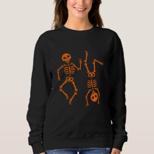 Dancing Skeletons Halloween For Boy Girl Kids Tod Sweatshirt