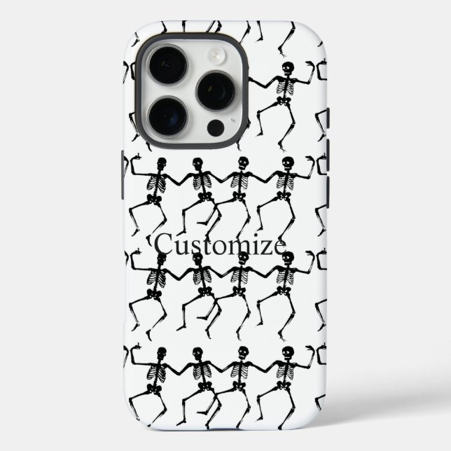 Dancing Skeletons Halloween Thunder_Cove Case-Mate iPhone Case (Back)