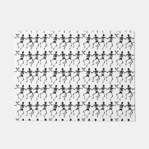 Dancing Skeletons Halloween Thunder_Cove Doormat