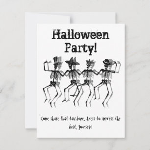 Dancing Skeletons (HolidayMix) Holiday Card