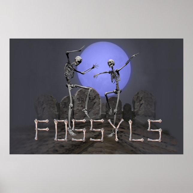 Dancing skeletons poster (Front)