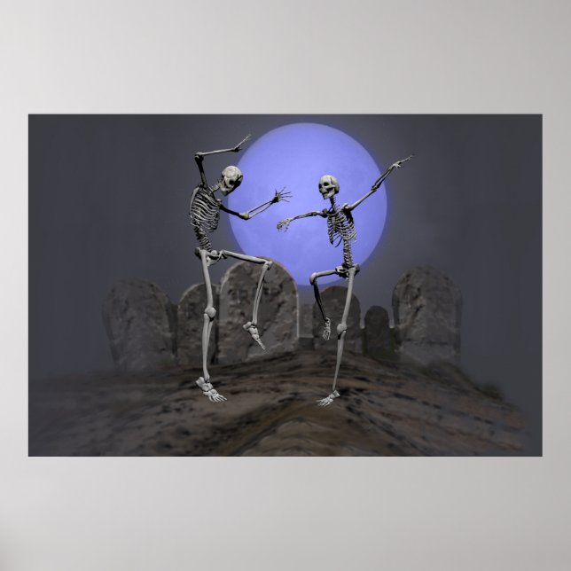 Dancing Skeletons poster (Front)
