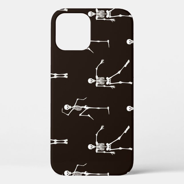 Dancing Skeletons: Quirky Seamless Background Case-Mate iPhone Case (Back)