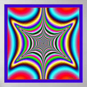 Dancing Spider Web Poster