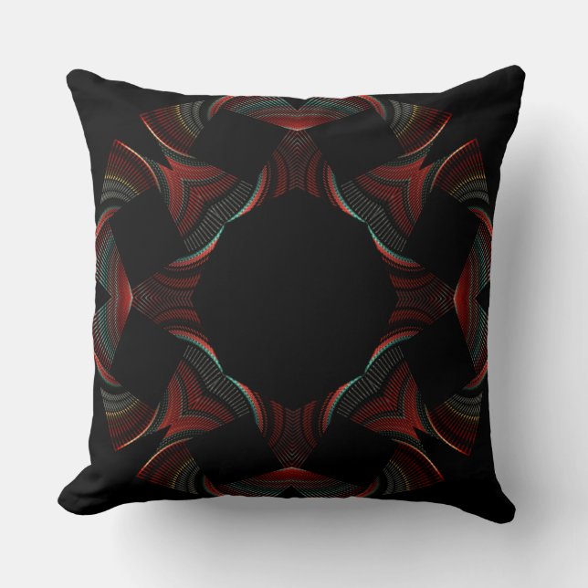 Dancing Squares Cushion (Front)