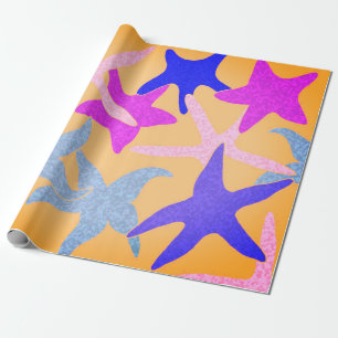 Dancing Starfish Wrapping Paper