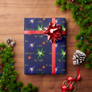 Dancing Stars Wrapping Paper