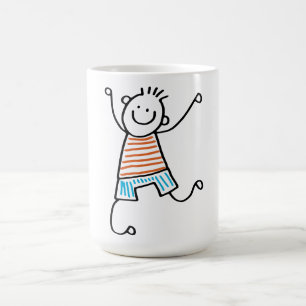 Dancing Stick Man Coffee Mug
