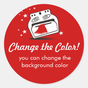 Dancing stove oven cooking baking gift stickers