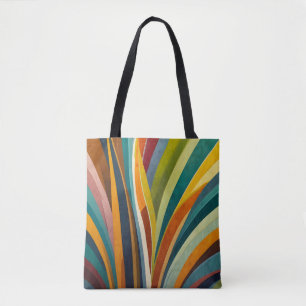 Dancing Stripes in Colour Tote Bag