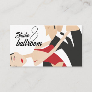 Dancing Studio Lessons Business Card