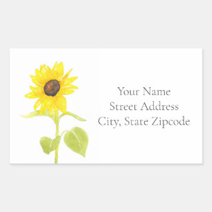 'Dancing Sunflower' Label