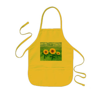 Dancing Sunflowers Childrens Apron