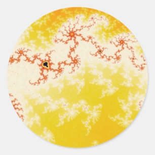 Dancing Sunlight Classic Round Sticker