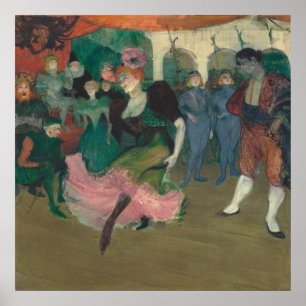 Dancing the Bolero - Toulouse-Lautrec Fine Art Poster