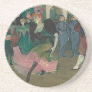 Dancing the Bolero - Toulouse-Lautrec Painting Coaster