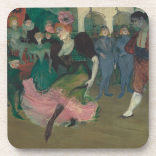 Dancing the Bolero - Toulouse-Lautrec Painting Coaster