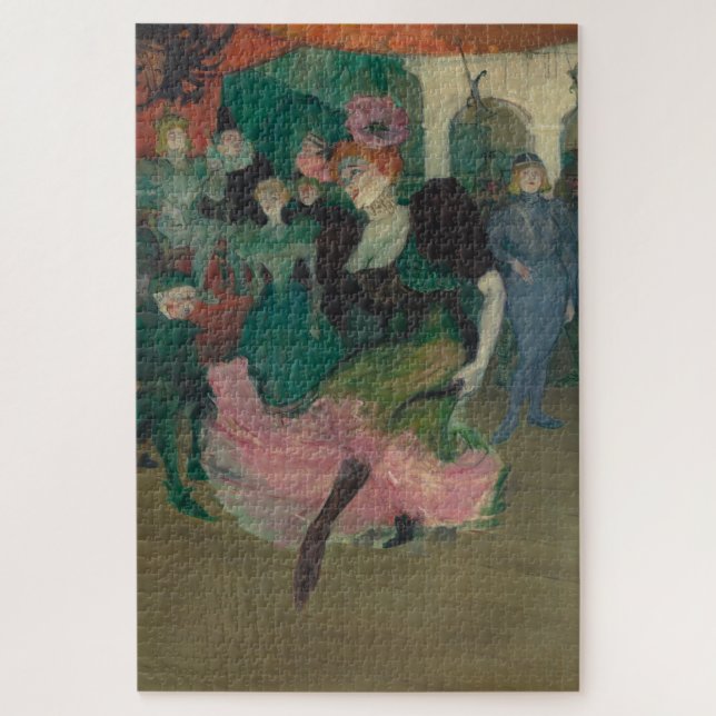 Dancing the Bolero - Toulouse-Lautrec Painting Jigsaw Puzzle (Vertical)