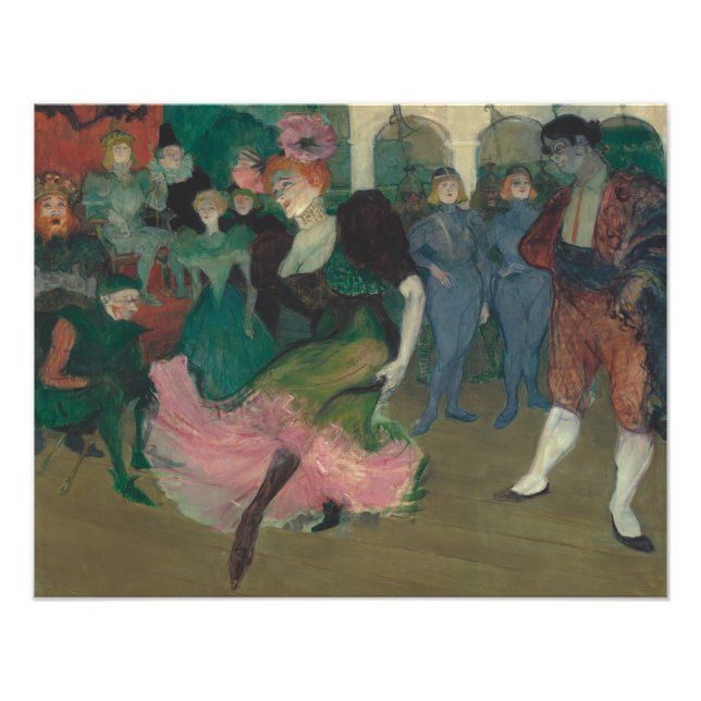 Dancing the Bolero - Toulouse-Lautrec Painting Photo Print (Front)