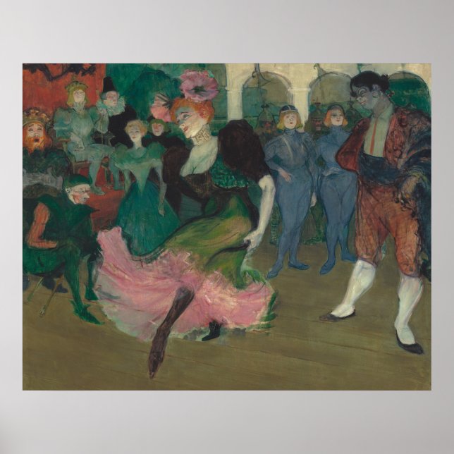 Dancing the Bolero - Toulouse-Lautrec Painting Poster (Front)