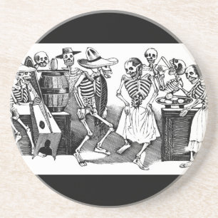 "Dancing the Jarabe in the Other World" Coaster