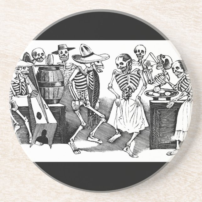 "Dancing the Jarabe in the Other World" Coaster (Front)